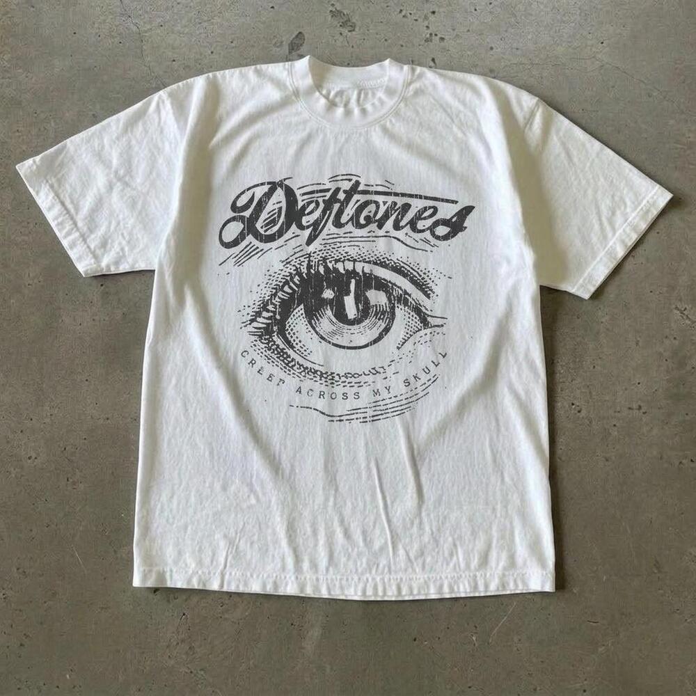 Deftones White Band Tee